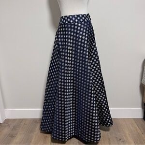 Eclipse Blue Banarasi Skirt